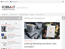 Tablet Screenshot of format-darmstadt.de